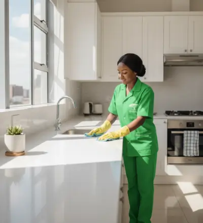 KHAYAFRESH Domestic working cleaning a home